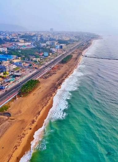 Ramakrishna Beach near Brundavanam