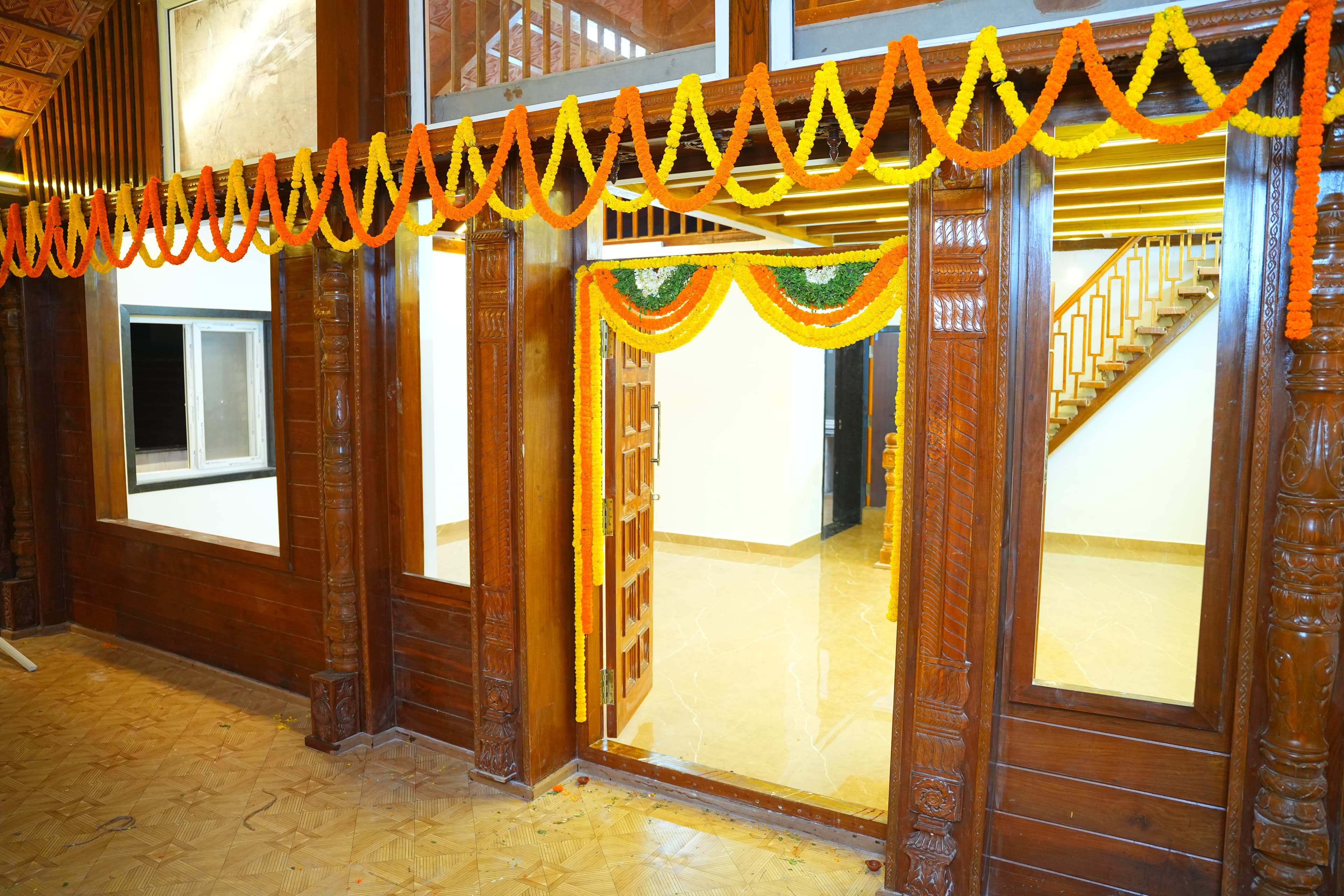 Photoshoot setting at Brundavanam